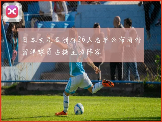 日本女足亚洲杯26人名单公布海外留洋球员占据主力阵容